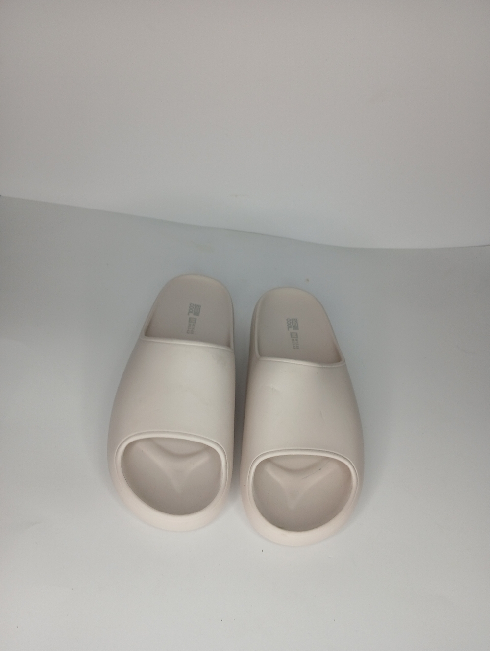 Beige Slide Sandals Size M (W 8.5–9.5) | Minimalist EVA Foam Slides | Comfort Ca - Picture 3 of 6